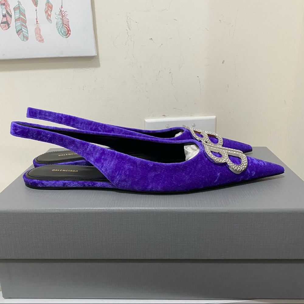 Balenciaga BB slingback flats - Picture 9 of 13